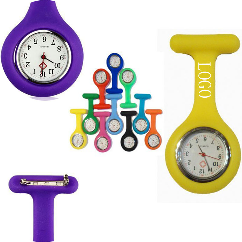 Silicone Nurse/Doctor Brooch Watch